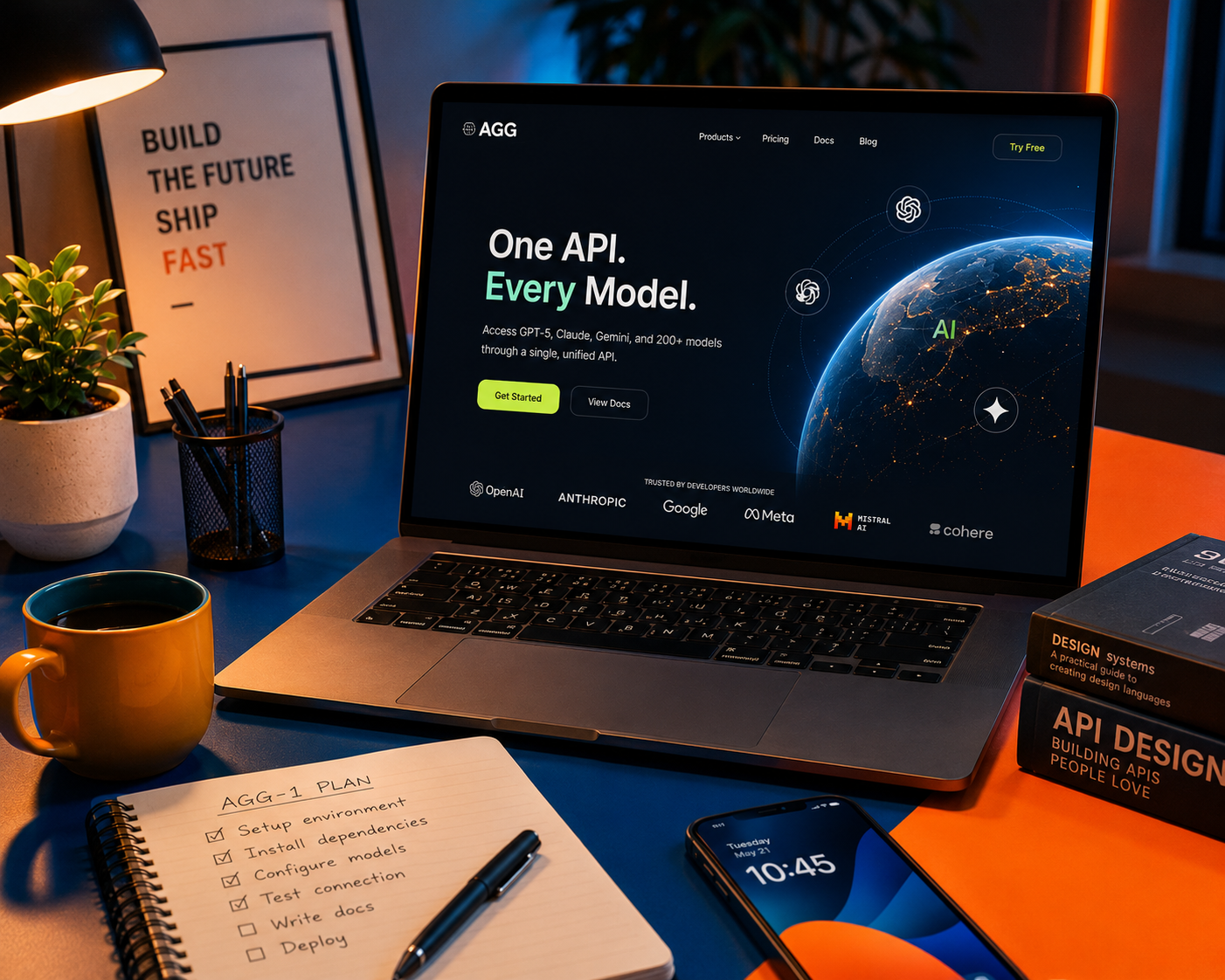 A first prompt running on a fresh install